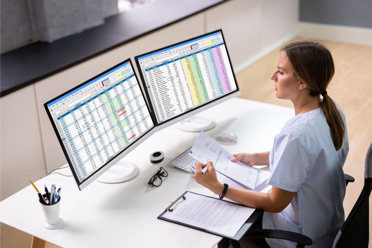 Business documentation being reviewed as part of a structured process